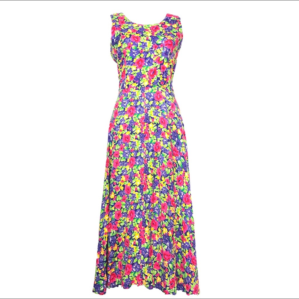 1980’s S.Roberts Floral Dress